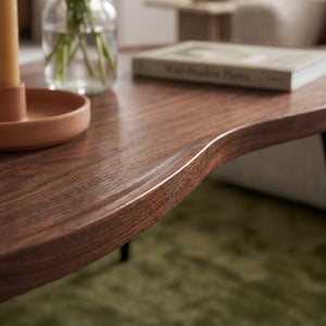 Soffbord Ken 100 x 60 x 47 cm valnötslook [en.casa]
