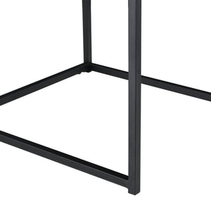 Soffbord Ringsaker set om 3 svart ekfärg [en.casa]
