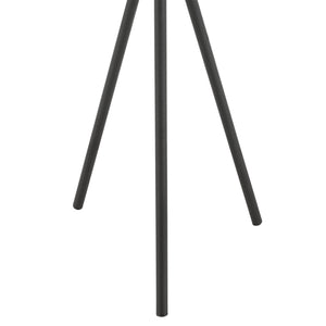 Piedestal Lasne set om 2 med 2 krukor metall svart beige [en.casa]