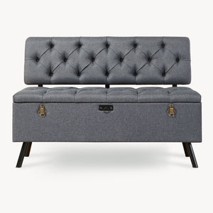 Sittbänk Malmöhus med förvaring 110x48x75cm [en.casa]