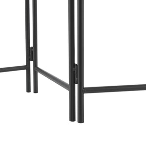 Piedestal Doel hopfällbar 3 krukor 69 x69x20 cm metall [en.casa]