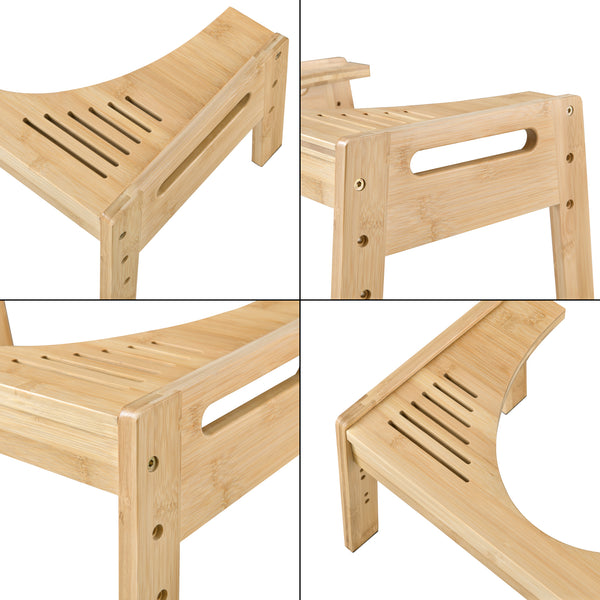 Toalettpall Kalajoki toaletthjälpmedel bambu [en.casa]