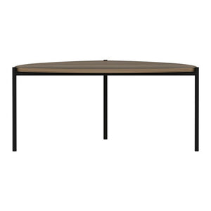 Gladsaxe soffbord 40x90x89 cm valnötslook / svart [en.casa]