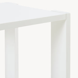 Sidobord Thyholm 55x30x30 cm Vit [en.casa]
