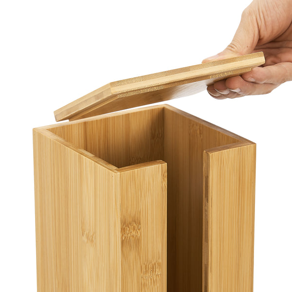 Skåp till toalettpapper Storuman 42x13,5x13,5 cm bambu [en.casa]