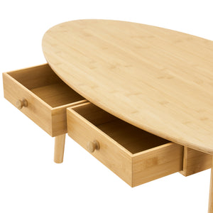Soffbord Harboøre Bambus Natur [en.casa]