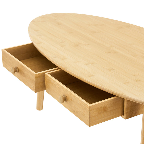 Soffbord Harboøre Bambus Natur [en.casa]