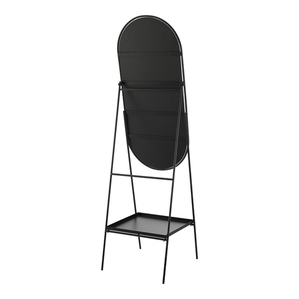 Perano stående spegel med hylla 160 x 46 cm [en.casa]