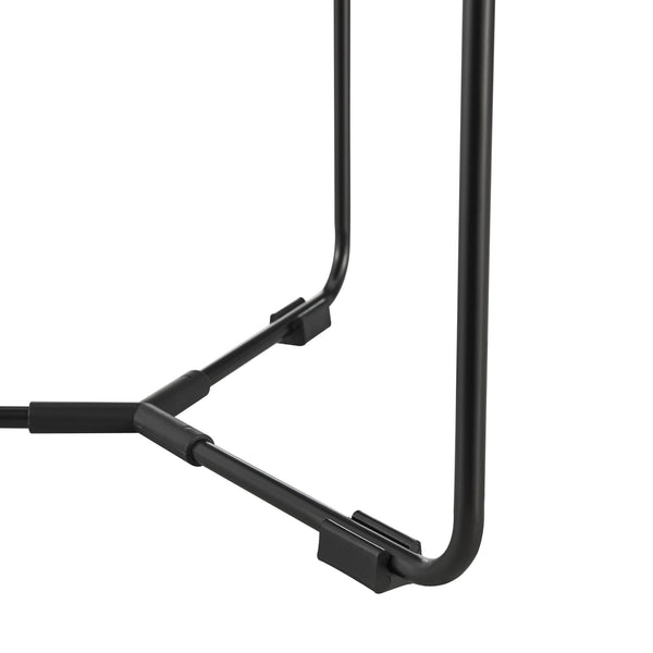 Sidobord Böhen 42xØ39,5 cm stål valnötsfärg [en.casa]