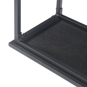 Åbo vedhylla med hyllor 60x30x112cm [en.casa]