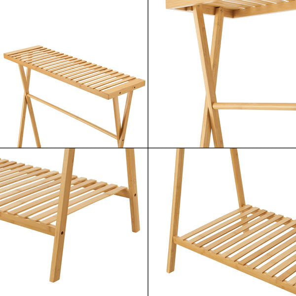 Klädhängare Horten bambu [en.casa]