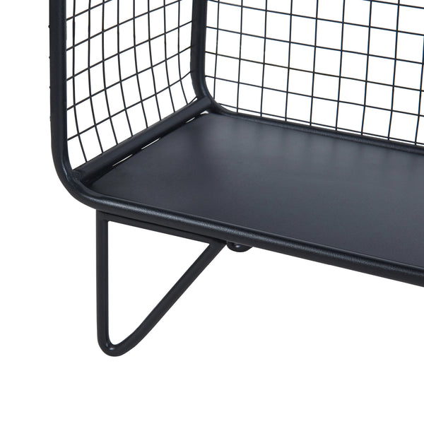 Stående hylla Volda metall 90x50x19 cm [en.casa]