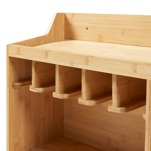 Verktygsorganisatör Gjemnes 86x25x45 cm bambu [en.casa]