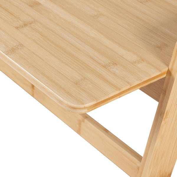 Skrivbord Härryda 107x47x81 cm bambu [en.casa]
