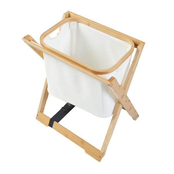 Hattfjelldal picknickbord 53x48x32cm bambu [en.casa]
