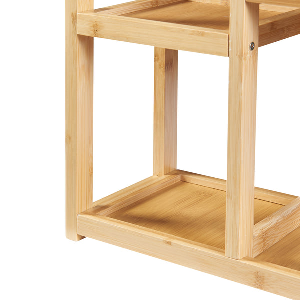 Badrumshylla Höör 42x37x17 cm bambu [en.casa]