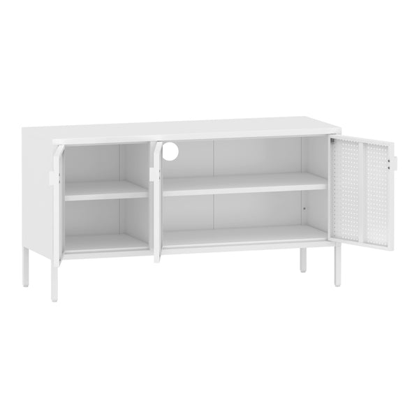 TV-bänk Castelli 114 x 40 x 60 cm stål [en.casa]