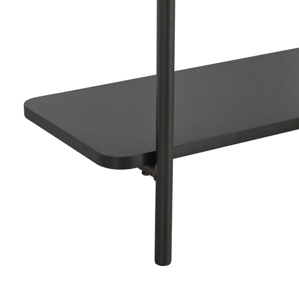 Väggklädhängare Bremanger 162x60x26cm svart [en.casa]
