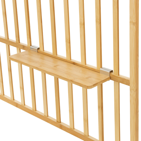 Vägghylla Røst 120x80x13cm Bambus [en.casa]