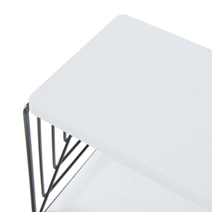 Vägghylla Moss 39x18x23 cm metall [en.casa] 