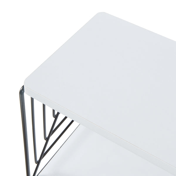 Vägghylla Moss 39x18x23 cm metall [en.casa] 