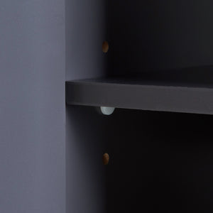 Högskåp Overath 160x30x30cm Grå [en.casa]