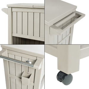 Utomhus kylvagn Arsita 102x47x87 cm Beige [casa.pro]