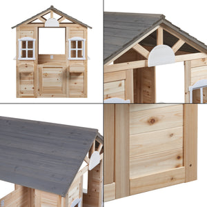 Lekstuga Acciano 131x113x97 cm tallträ [casa.pro]