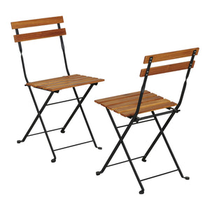 Caféset Bovino bord och 2 stolar akacia [casa.pro] 