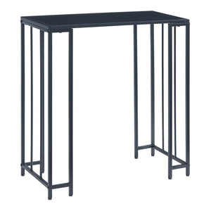 Konsolbord Ørsta 2-pack Svart [en.casa]