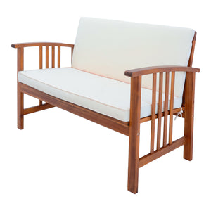 Trädgårdsset Brissogne akacia beige [en.casa]