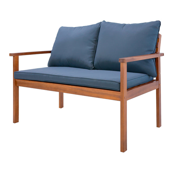 Trädgårdsset Brittoli akacia grå [en.casa]