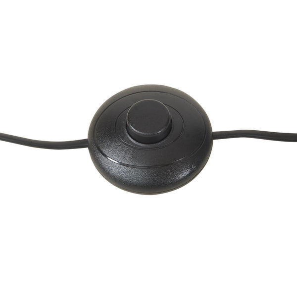 Golvlampa Barton 2-lågig Metall 159 cm Svart [lux.pro]