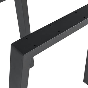 Bordställ 2-pack Kraftisried 72x70cm Svart [en.casa]