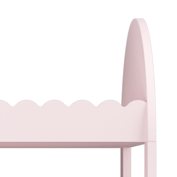Barnklädhängare Vestnes med spegel 100x94x38 cm Cotton Candy [en.casa]
