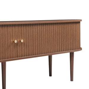 TV-bänk Mapia 166x40x55 cm valnötslook [en.casa]