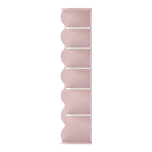 Barnhörnhylla Vestnes 108x27x27 cm Cotton Candy/Vit [en.casa]