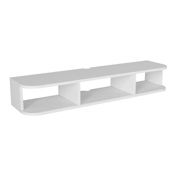 TV-lågt skåp hängande Oundsvas 120x30x19 cm Vit [en.casa]