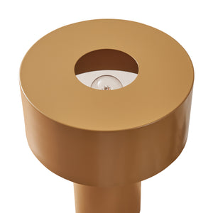 Bordslampa Kömn Metall 37x30x30 cm Brun [lux.pro]