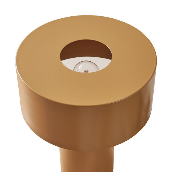 Bordslampa Kömn Metall 37x30x30 cm Brun [lux.pro]