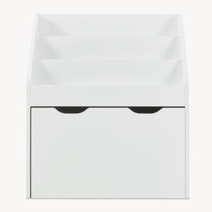 Barnhylla Sirlstalo 70x63x30 cm Vit [en.casa]