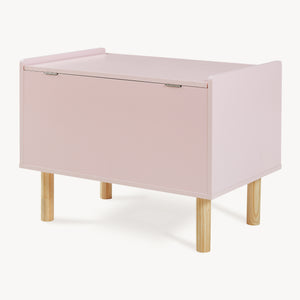 Leksakslåda Virer 60x40x45 cm Rosa [en.casa]