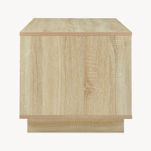 Soffbord Kenta 80x45x40 cm Sonoma-eklook/Vit [en.casa]