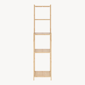 Badhylla Anun 128x30x30 cm Bambus Natur [en.casa]