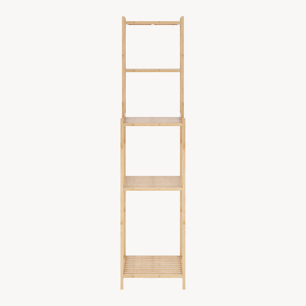 Badhylla Anun 128x30x30 cm Bambus Natur [en.casa]