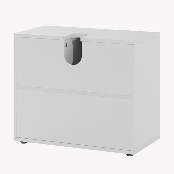 Tvättställsskåp Kulaik 51x60x32 cm Vitt [en.casa]