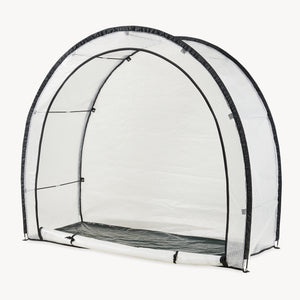 Tomatväxthus av folie Larshasas 180x80x170 cm Transparent [en.casa]