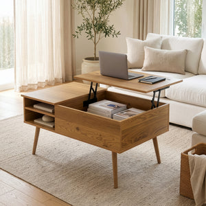 Soffbord Vasdabod med lyftskiva 96x59x50 cm eklook [en.casa]
