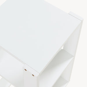 Sidobord Thyholm 55x30x30 cm Vit [en.casa]