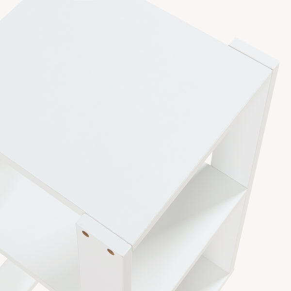 Sidobord Thyholm 55x30x30 cm Vit [en.casa]